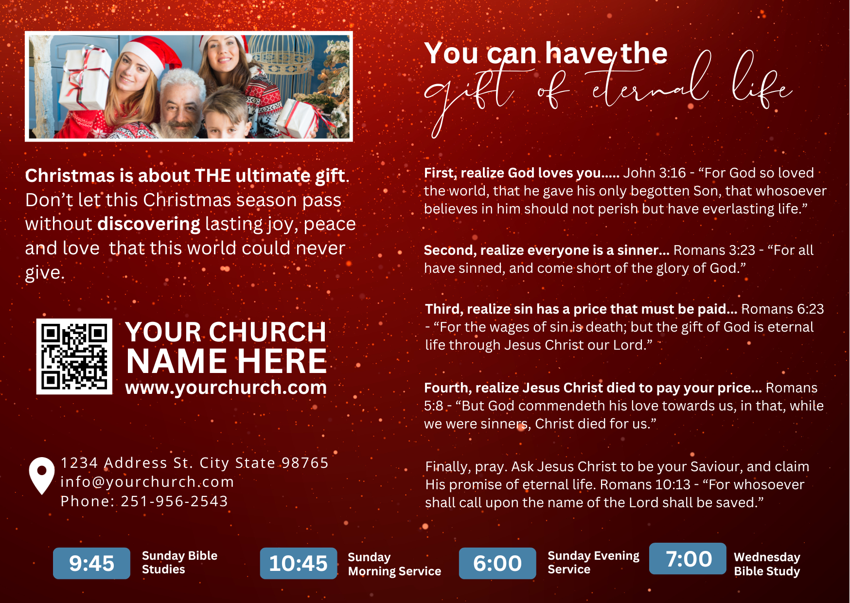 Diy Church Christmas Evangelism Tract - My Church Designs regarding Christmas Gospel Tracts Printable