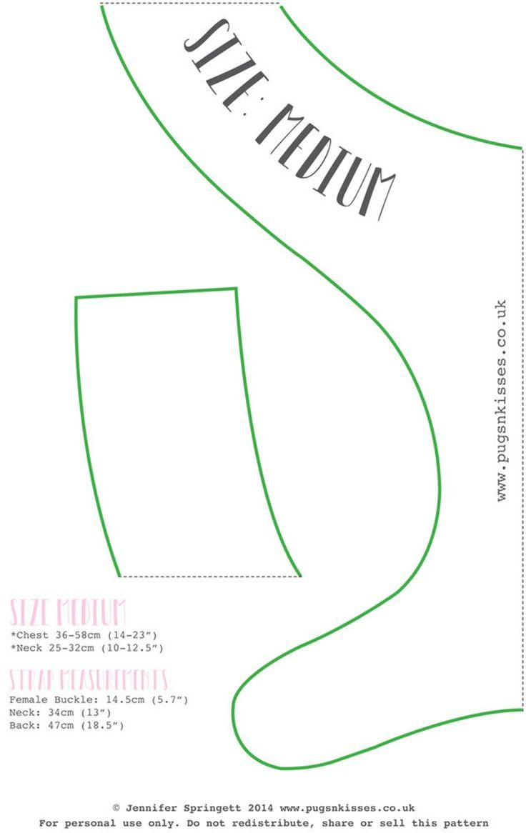 Diy Dog Harness Sewing Pattern And Full Instructions Pdf Download with Downloadable Free Printable Dog Harness Pattern Free