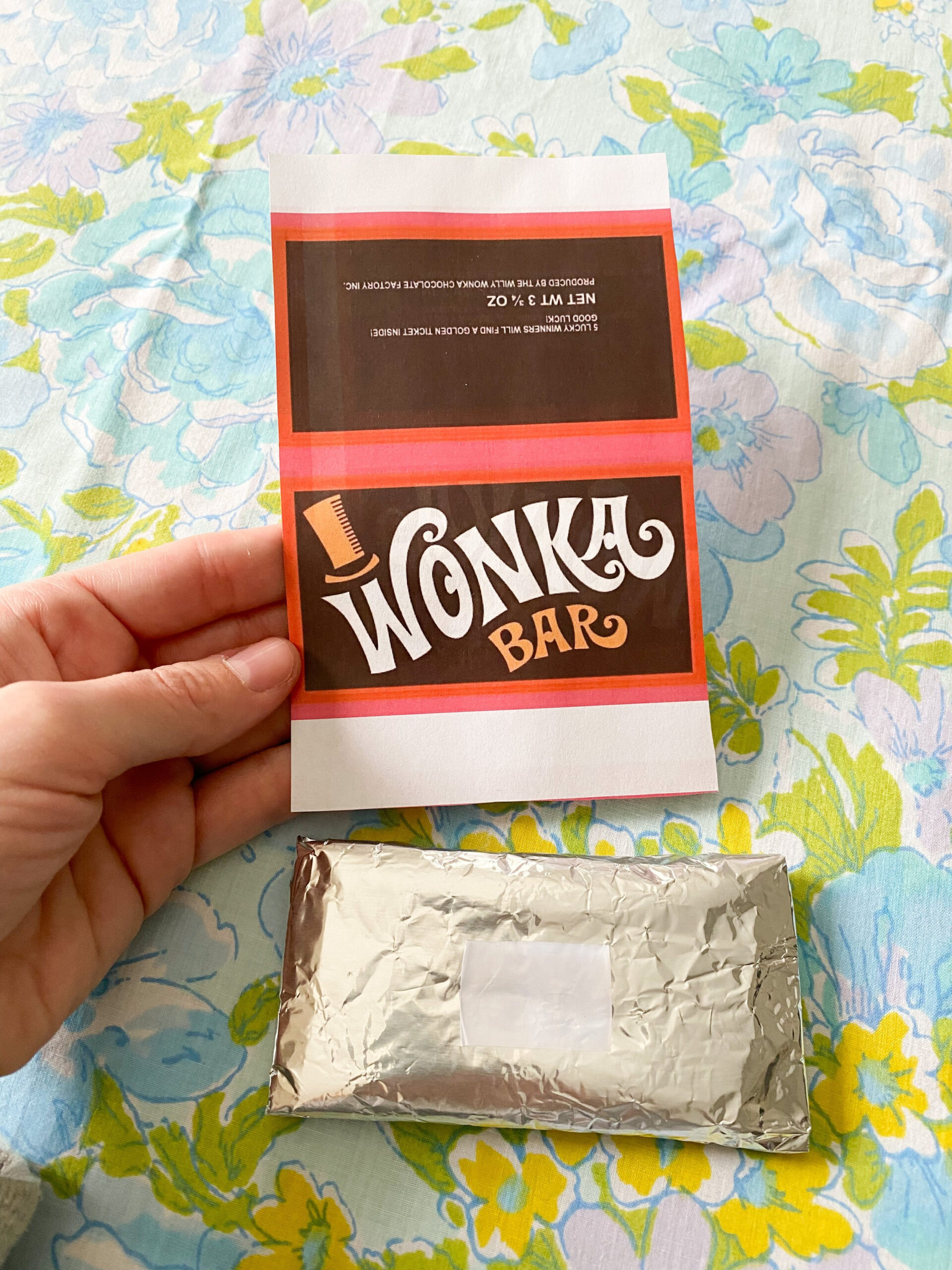 Diy Wonka Bar Craft + Free Printable — Emily Retro - Vintage And with Free Printable Wonka Bar Wrapper