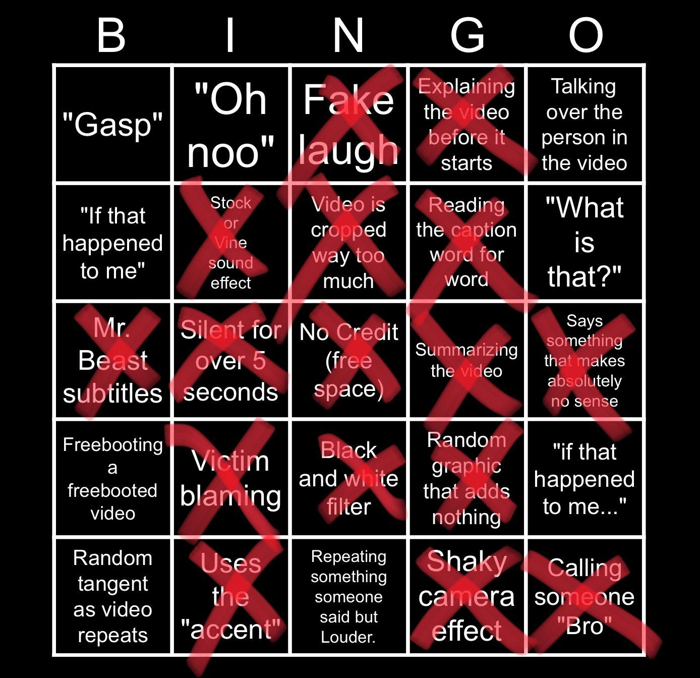 Does Anyone Else Play Sssniperwolf Bingothemselves? : R in Sssniperwolf Bingo Card Generator
