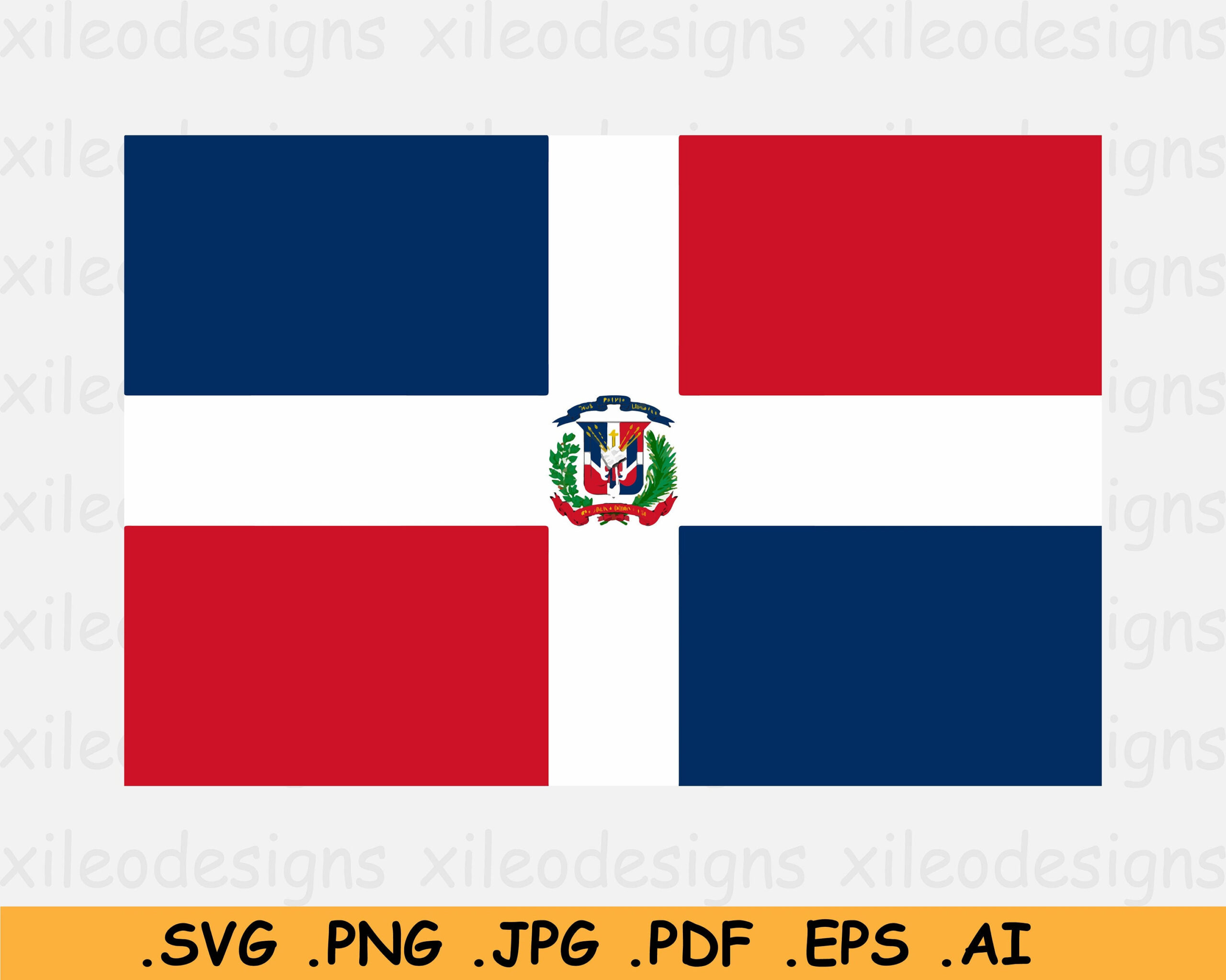 Dominican Republic National Flag Svg, Nation Country Banner pertaining to Printable Dominican Republic Flag