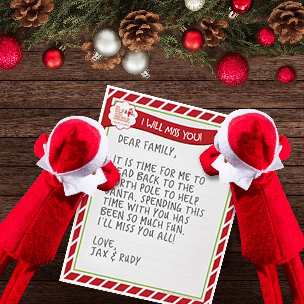 Download A Free, Printable Letter From Your Elf | The Elf On The Shelf throughout Goodbye Letter From Elf On The Shelf Free Printable