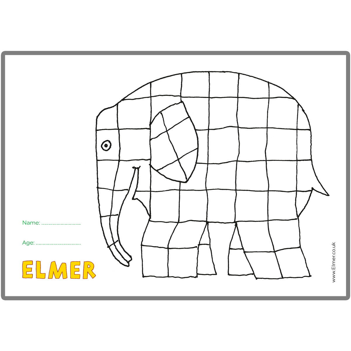 Downloads Archives - Page 2 Of 2 - Elmer inside Free Printable Elmer the Elephant Template