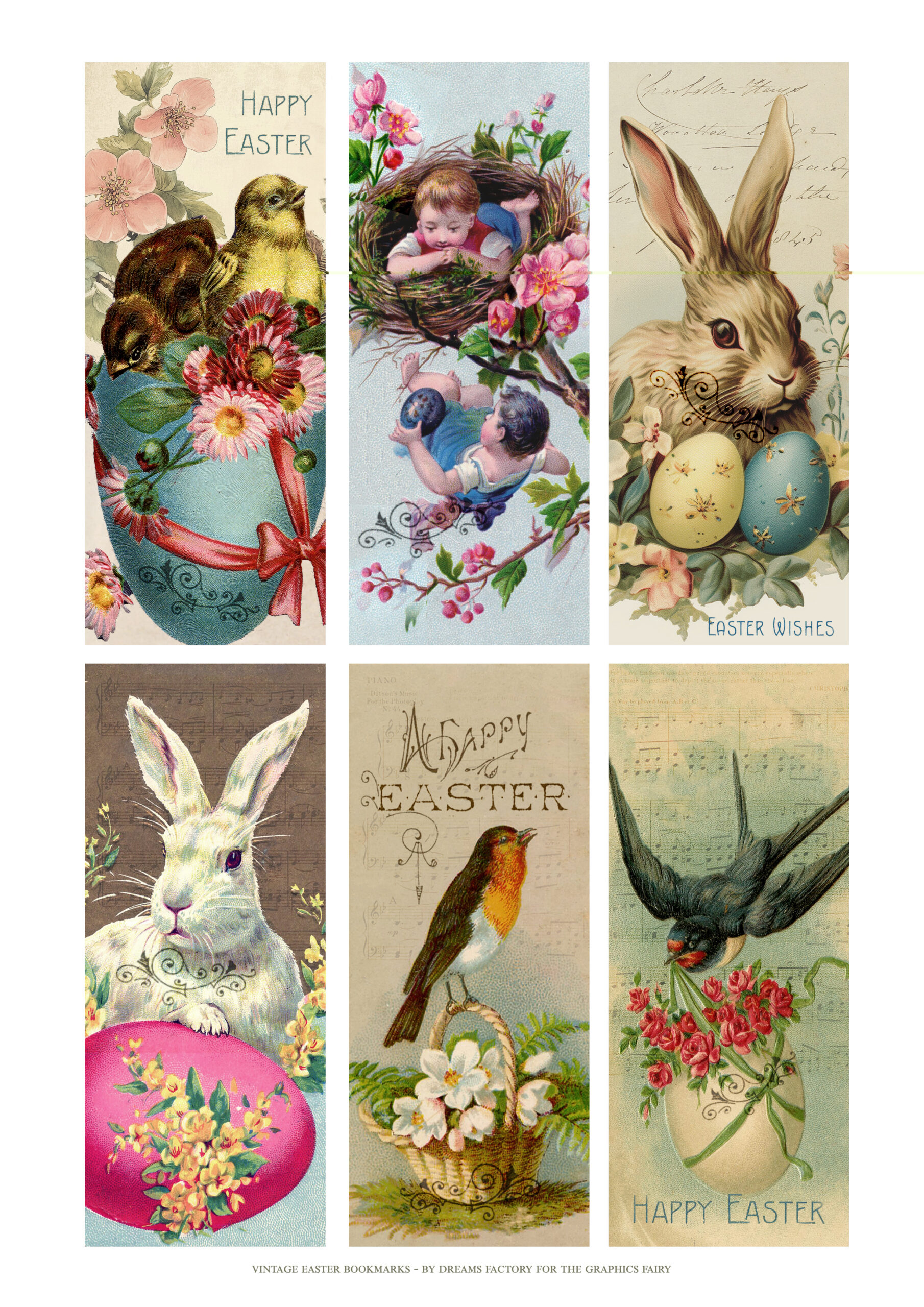 Easter Bookmarks Free Printable! - The Graphics Fairy regarding Easter Bookmarks Free Printable