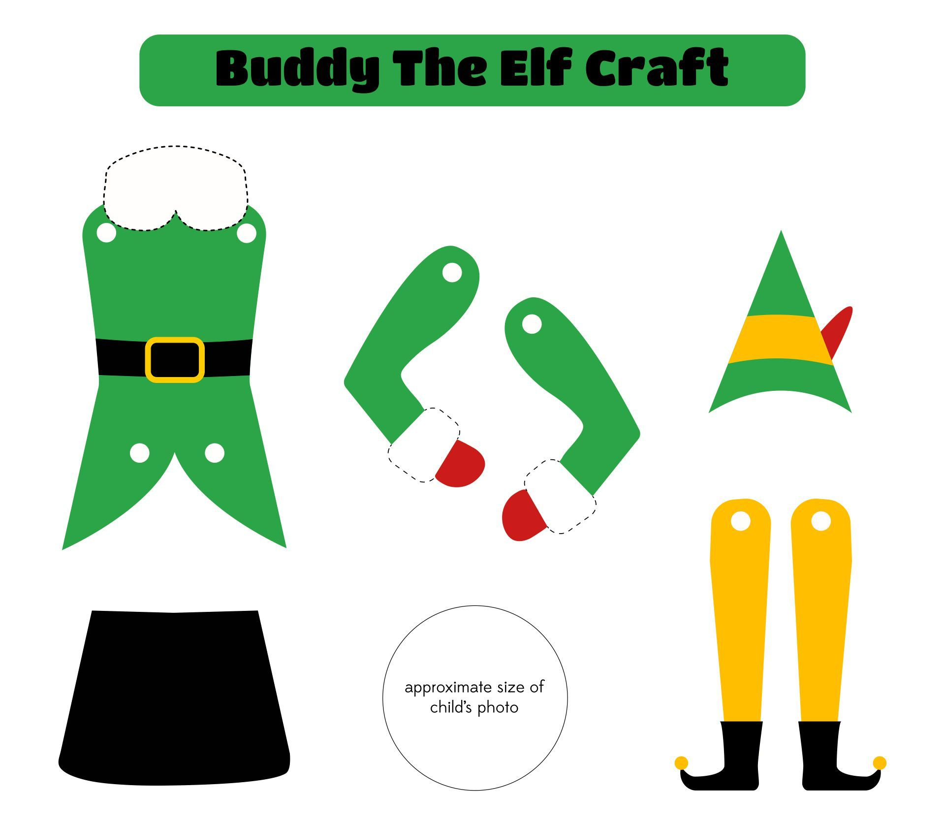 Elf Christmas Templates - 20 Free Pdf Printables | Printablee within Free Buddy the Elf Printables
