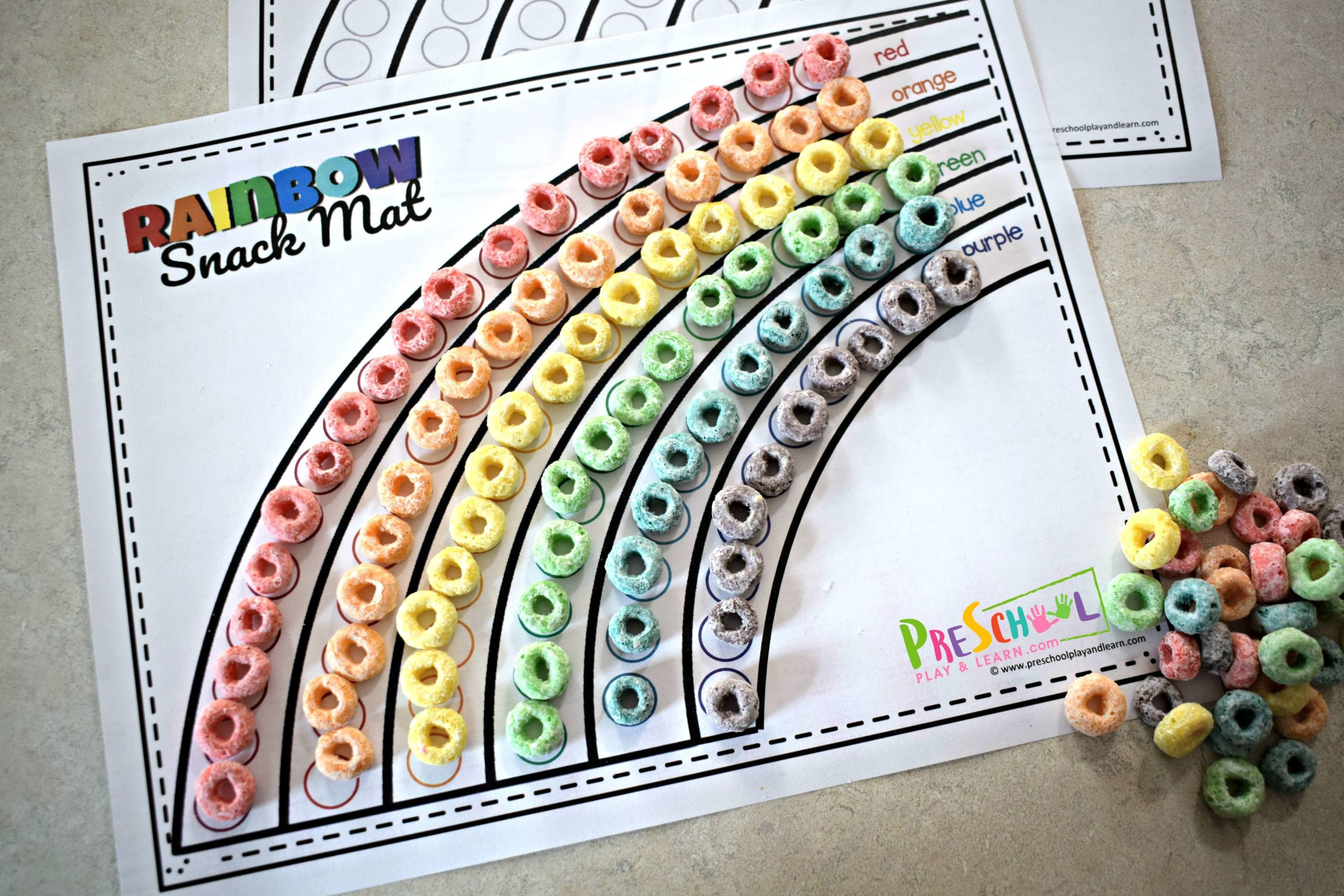 🌈 Free Printable Rainbow Color Matching Game in Counting on a Rainbow Free Printable