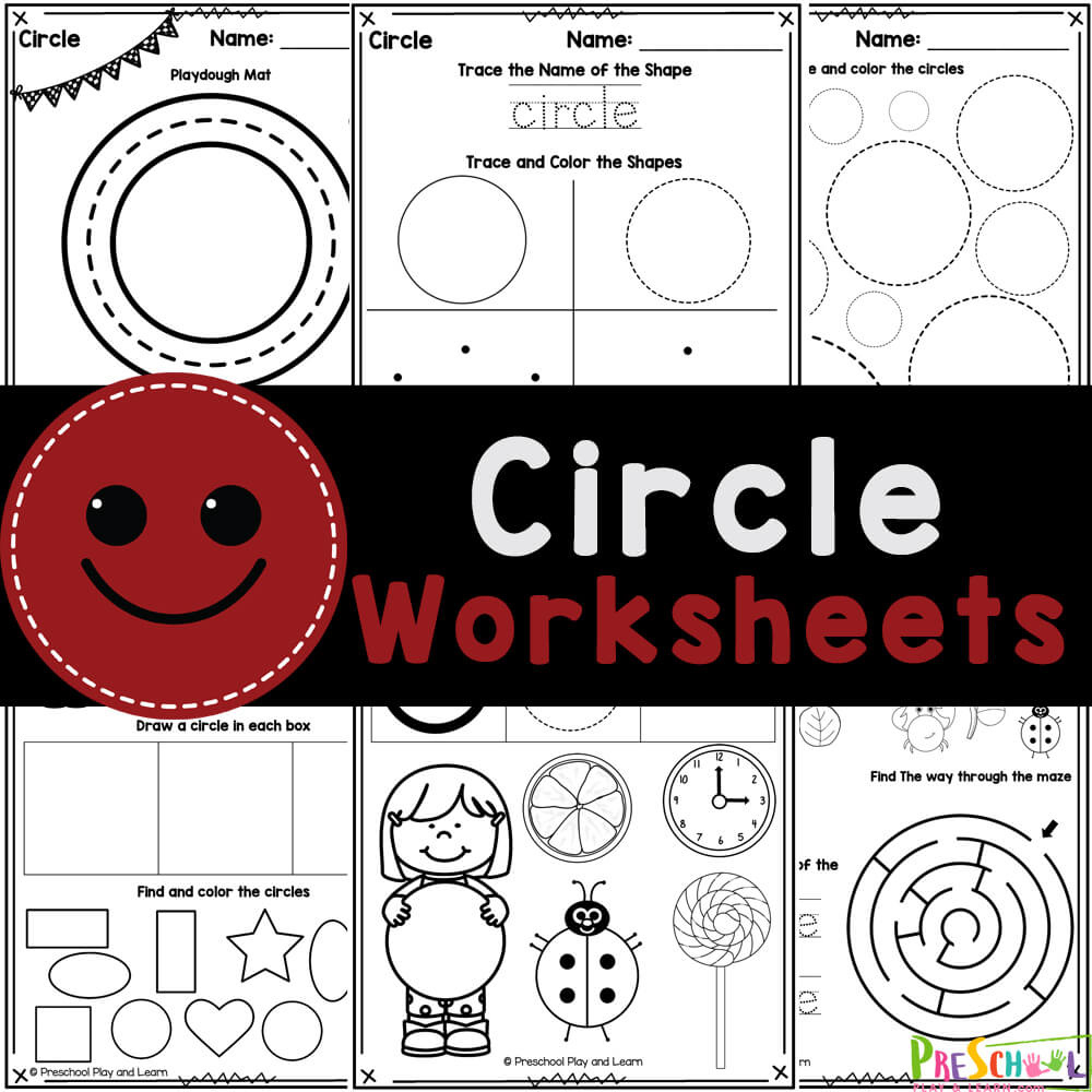 🟢 Free Printable Circle Tracing Shape Worksheets For Preschool pertaining to Free Printable Circle Worksheet Preschool