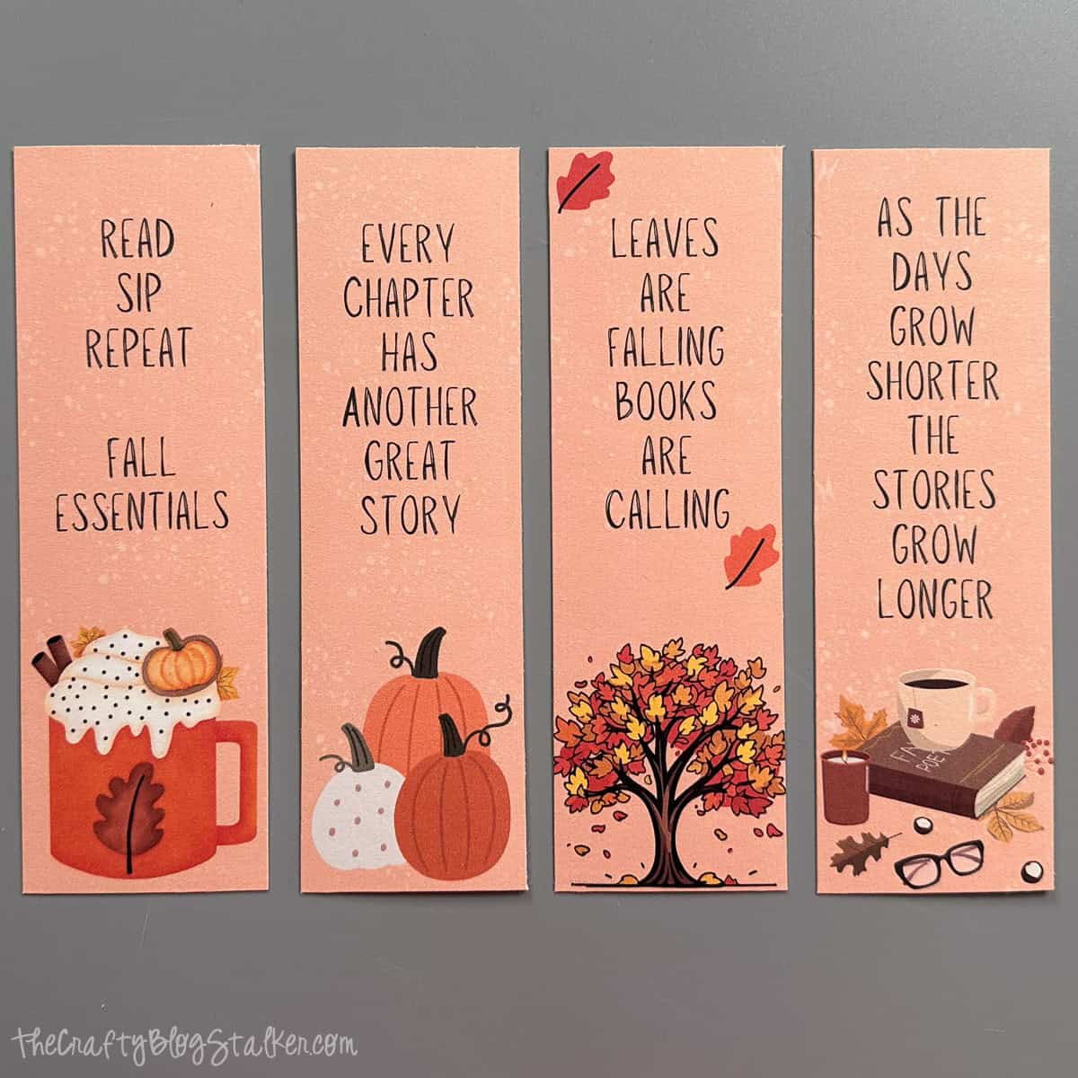 Fall Printable Bookmarks Free - The Crafty Blog Stalker regarding Fall Bookmarks Free Printable