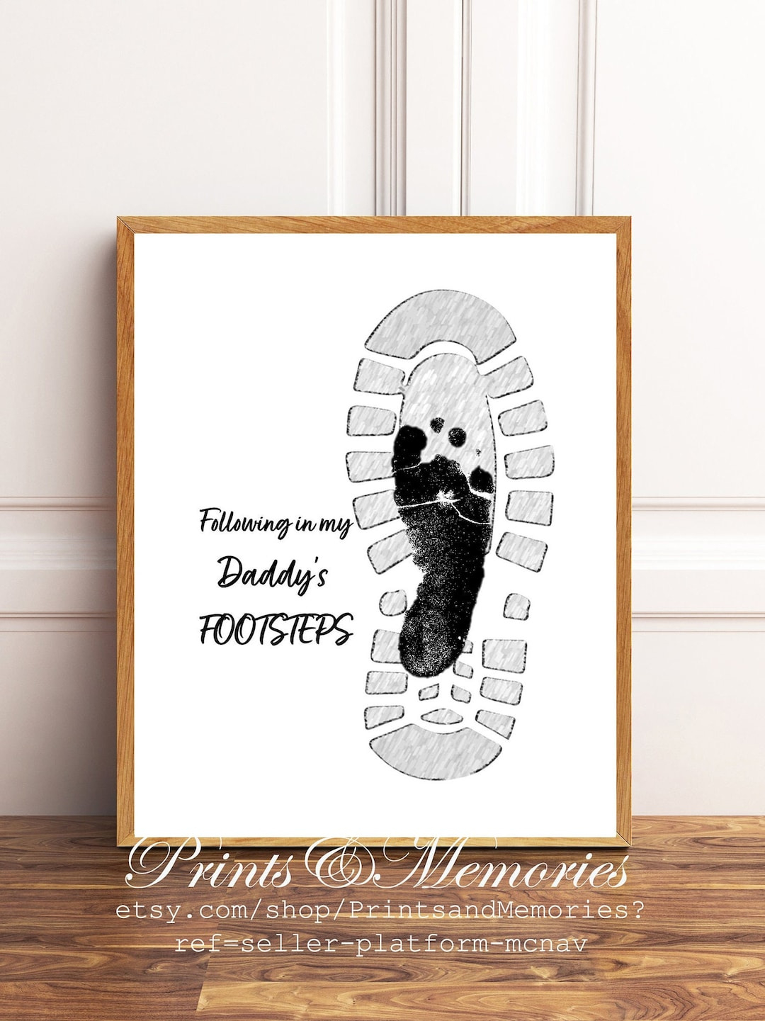 Father S Day Shops Footprint Poem By for Following in Daddy&amp;amp;#039;s Footsteps Printable