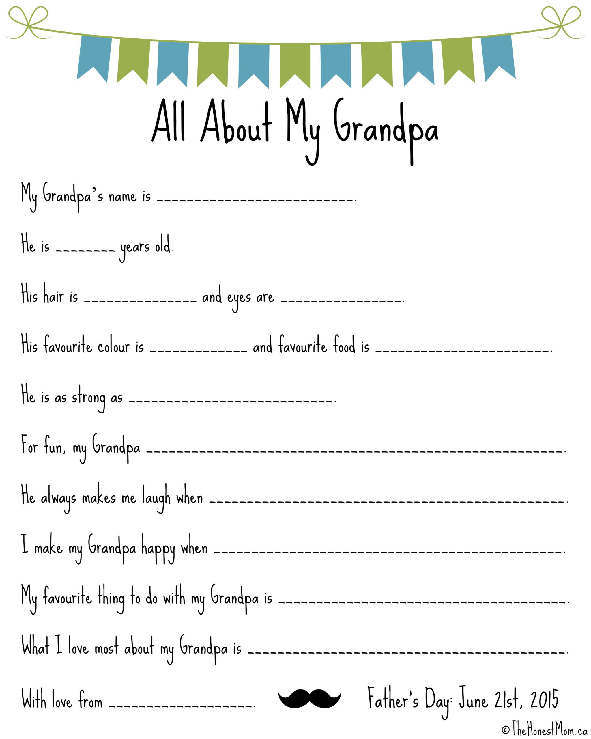 Father&amp;#039;S Day Mad Libs – Free Printables | The Honest Mom with Father&amp;#039;S Day Mad Libs Printable