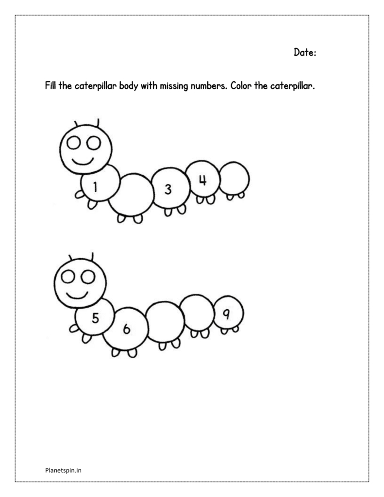 Find The Next Number In A Sequence | Planetspin.in with regard to Caterpillar Missing Number Worksheet