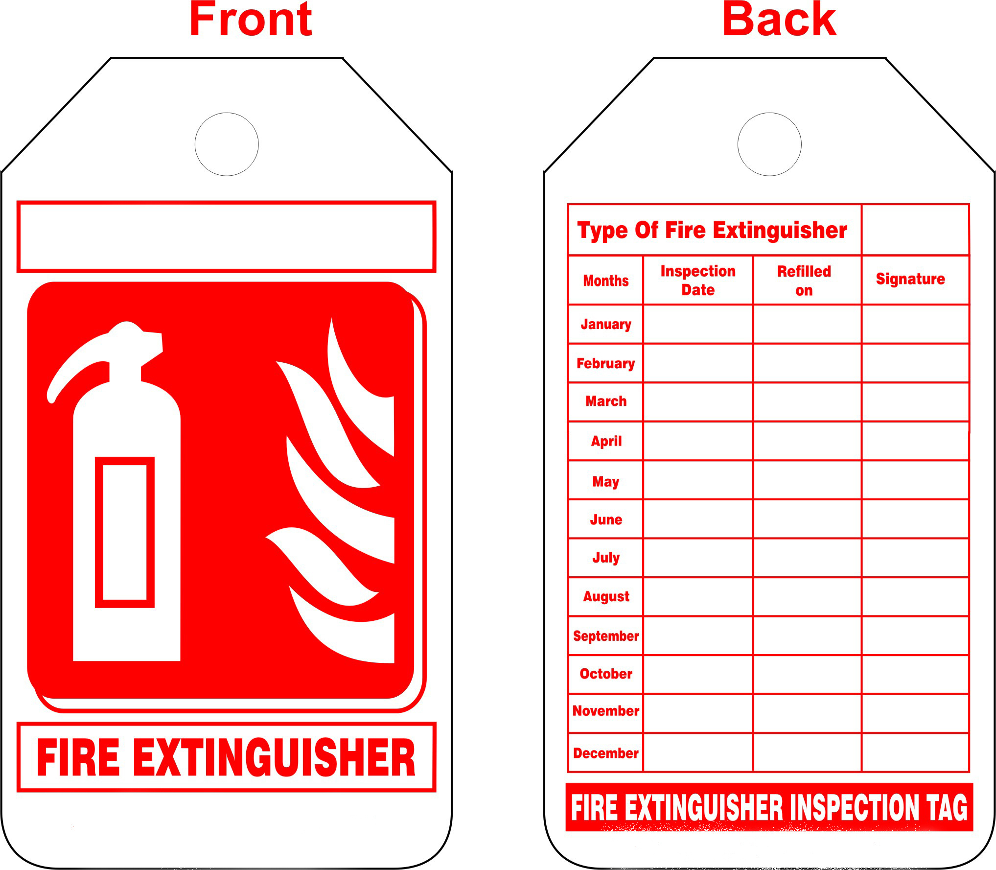 Fire Extinguisher Tag - Breval Consulting Services in Fire Extinguisher Tags Printable