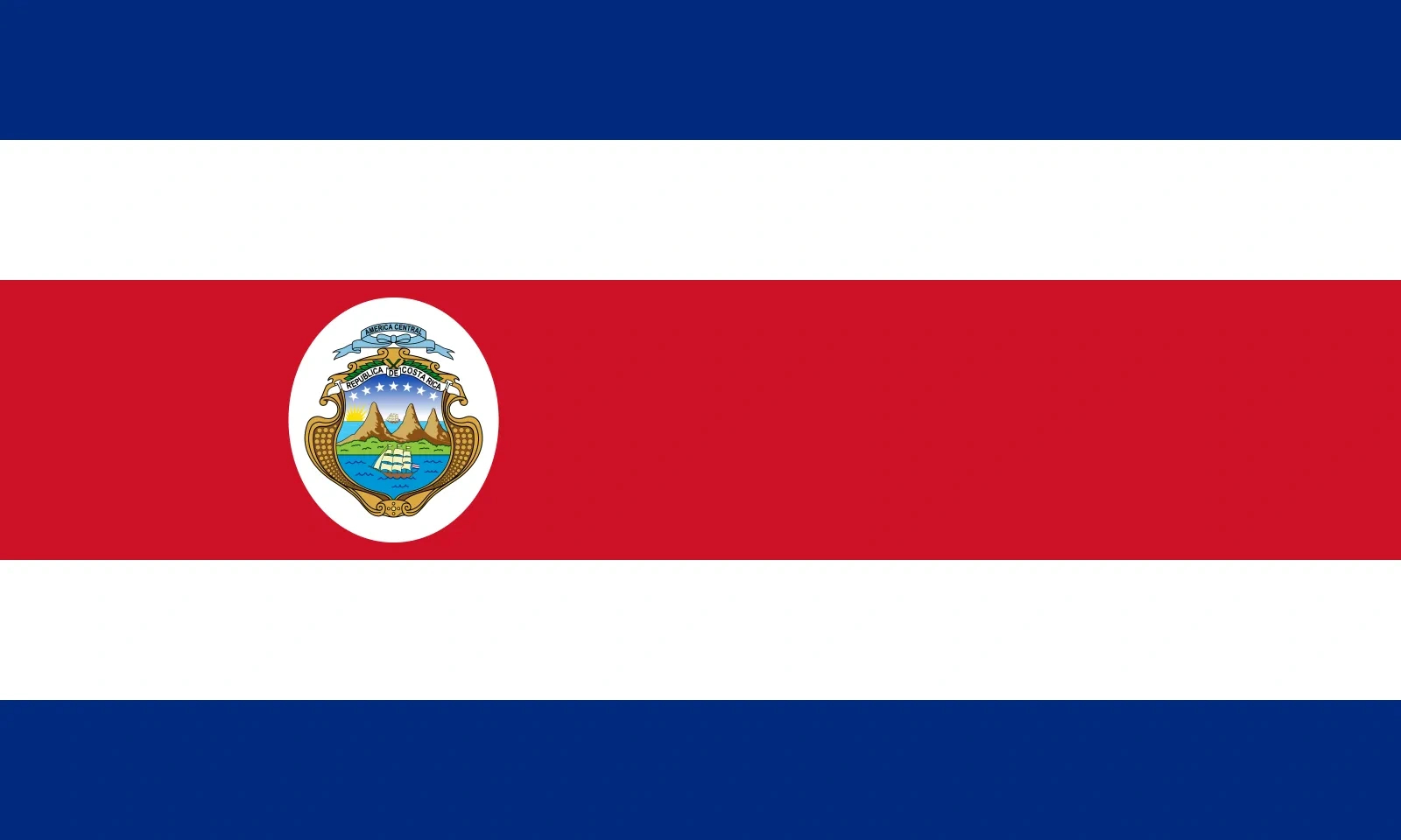 Flag Costa Rica – Geographies.gr in Printable Costa Rica Flag