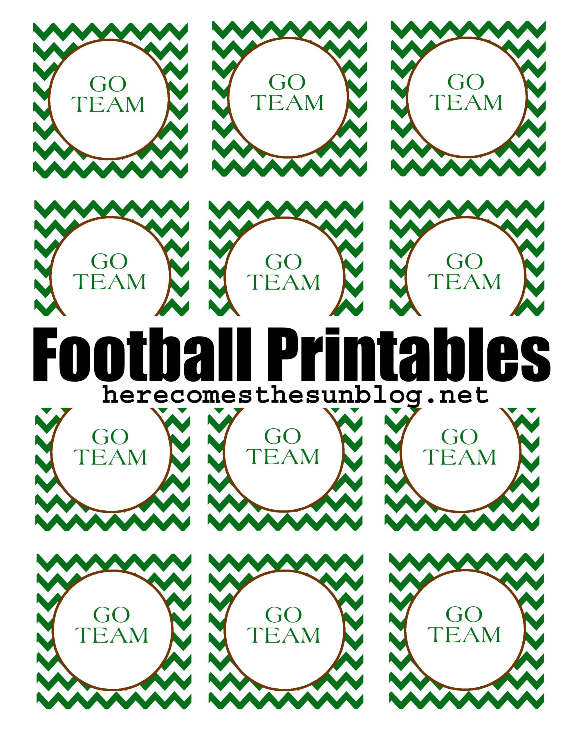 Football Party Free Printable - Live Creatively Inspired within Free Printable Football Party Printables