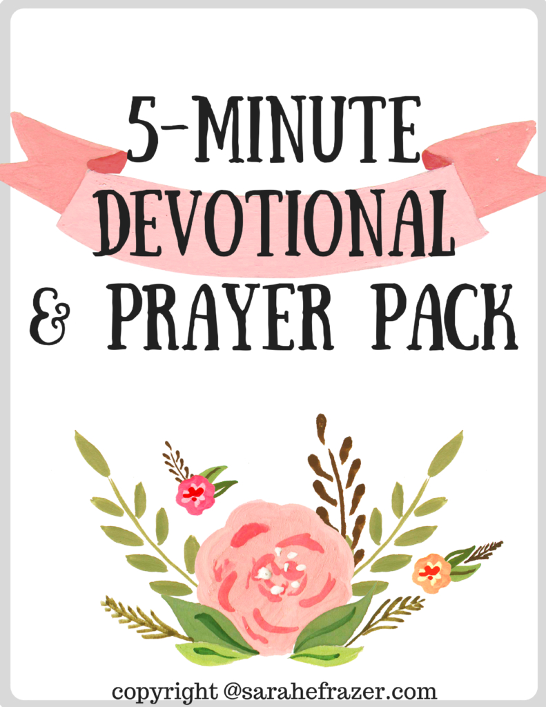 Free 5-Minute Devotionals - Sarah E. Frazer with regard to Free Printable Daily Devotions For Seniors