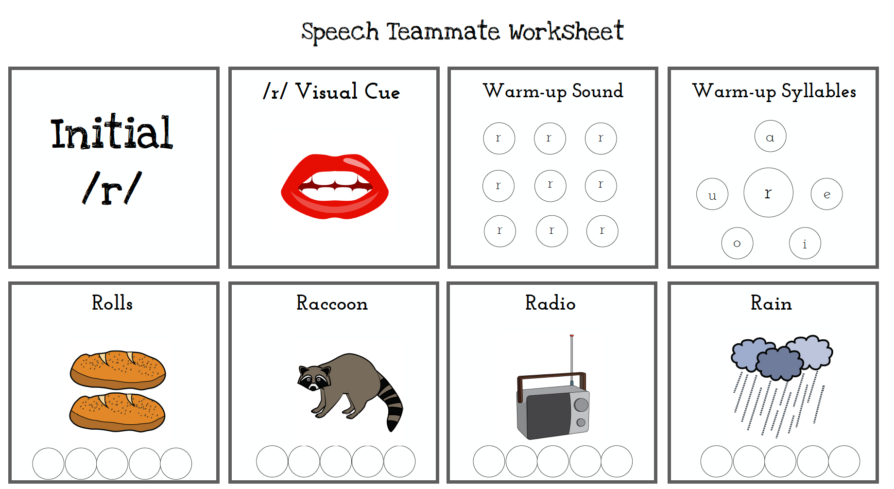 Free Articulation Worksheets with Printable Aphasia Therapy Worksheets