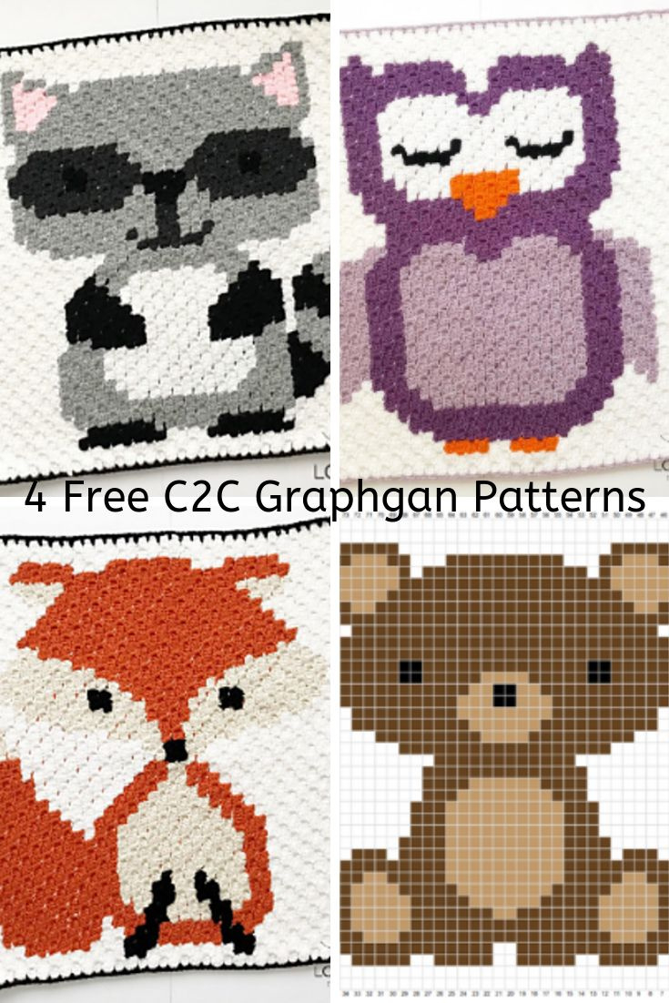 Free C2C Crochet Graphgan Patterns for Printable C2C Patterns Free
