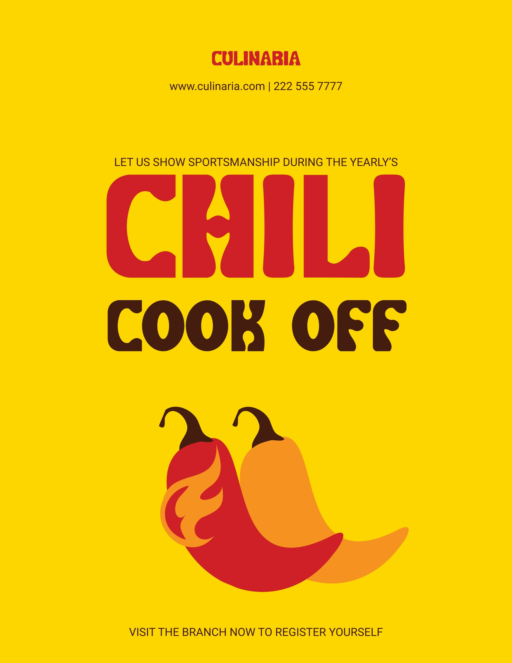 Free Chili Cook Off Flyer Templates, Editable And Printable intended for Printable Chili Cook Off Flyer Template Free