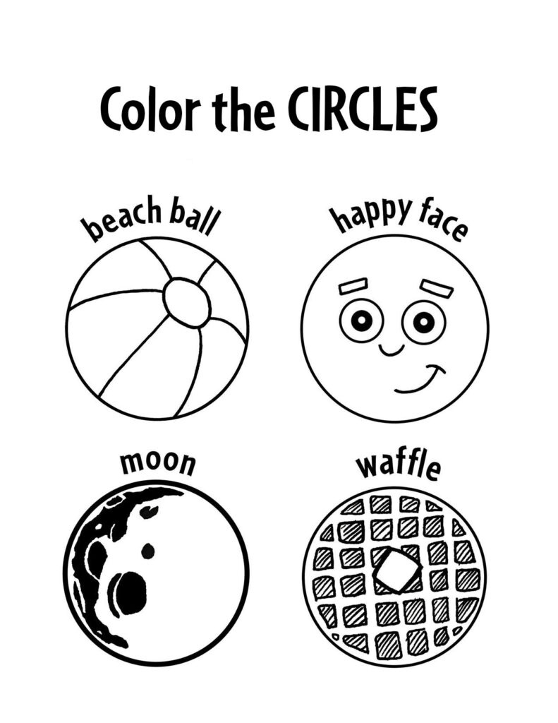 Free Circle Worksheets For Preschool! ⋆ The Hollydog Blog throughout Circle Worksheet Printable For Preschool