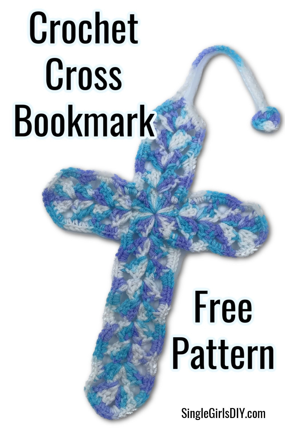 Free Cross Bookmark Crochet Pattern - Single Girl&amp;#039;S Diy inside Free Printable Crochet Cross Bookmark Patterns