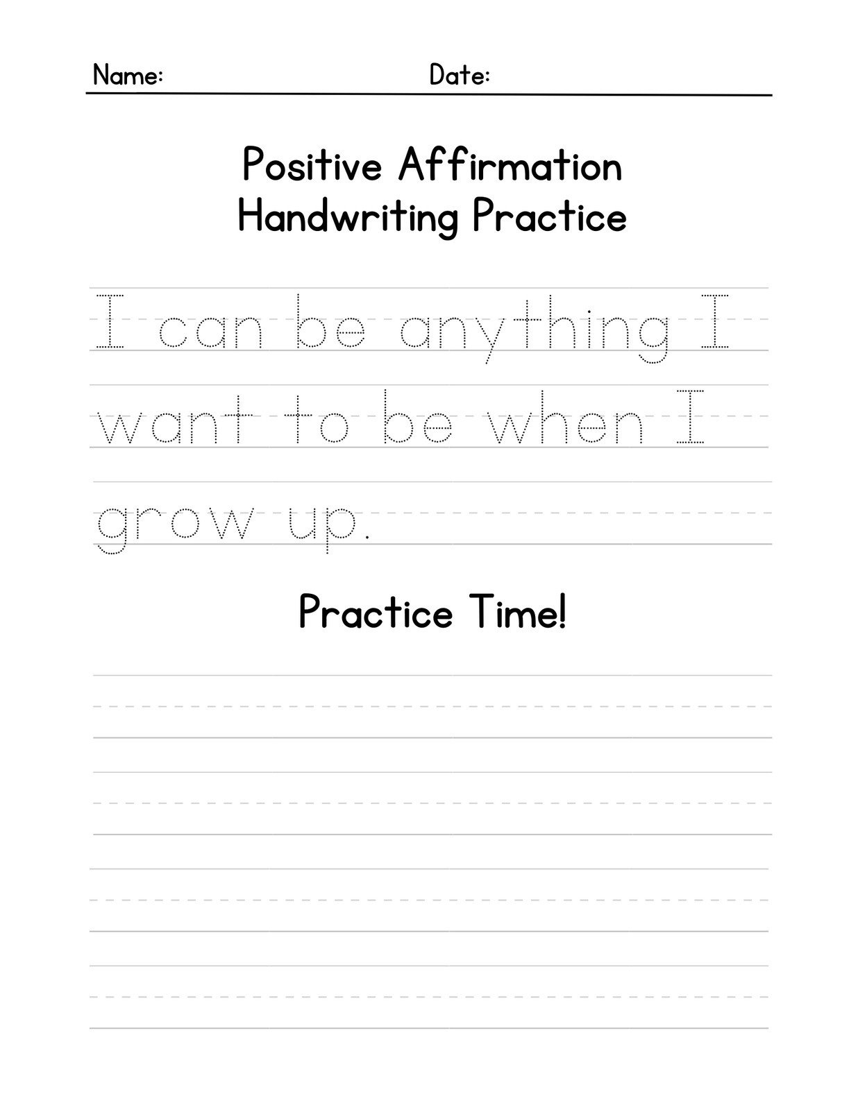 Free Custom Printable Handwriting Worksheet Templates | Canva regarding Writing Worksheets Printable For Elementary