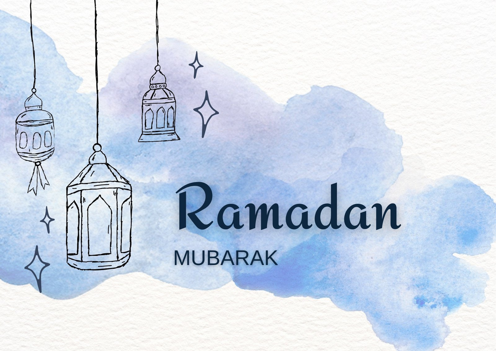 Free Custom Printable Ramadan Card Templates | Canva intended for Free Ramadan Printable Cards