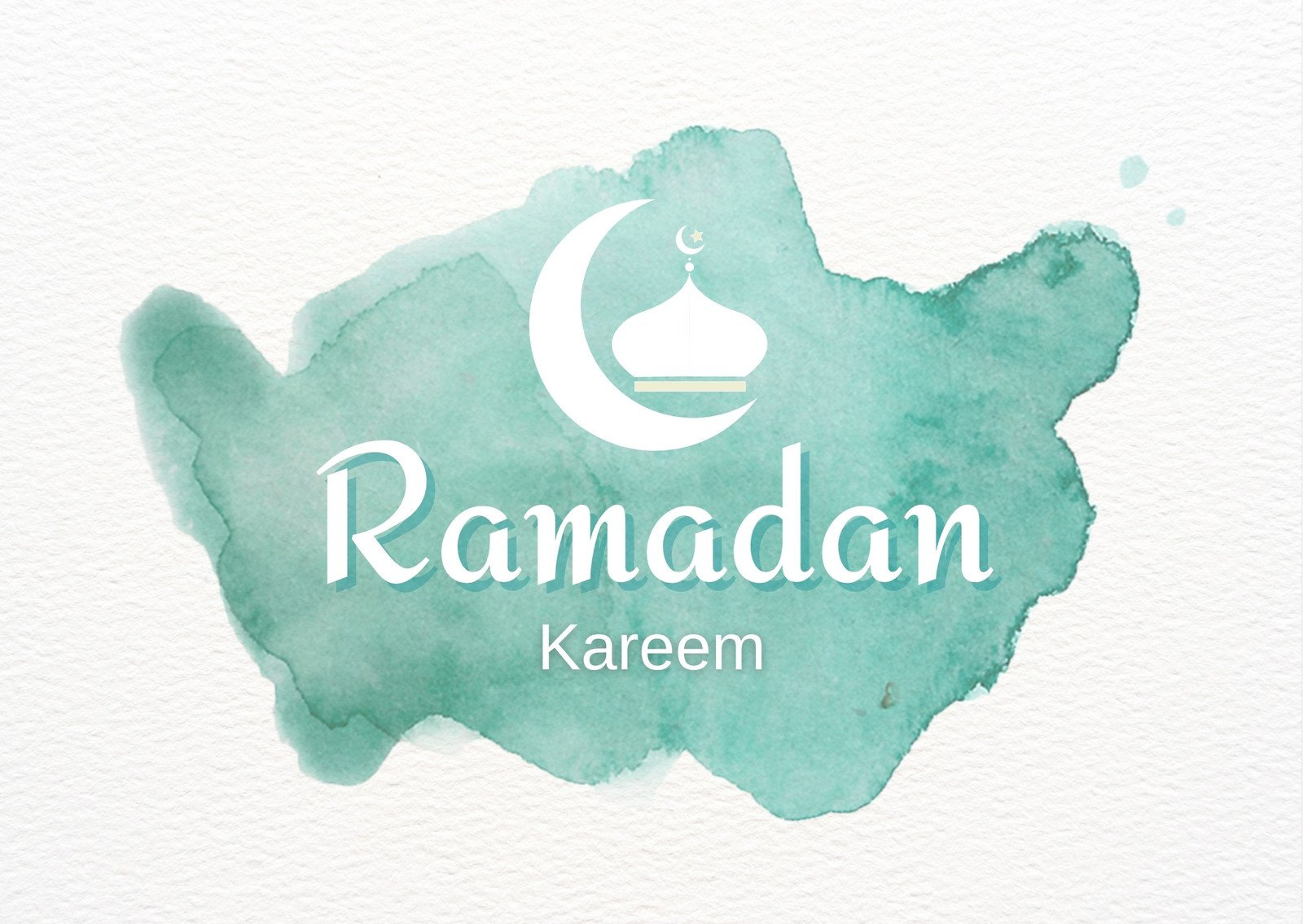 Free Custom Printable Ramadan Card Templates | Canva throughout Ramadan Kareem Printable Cards