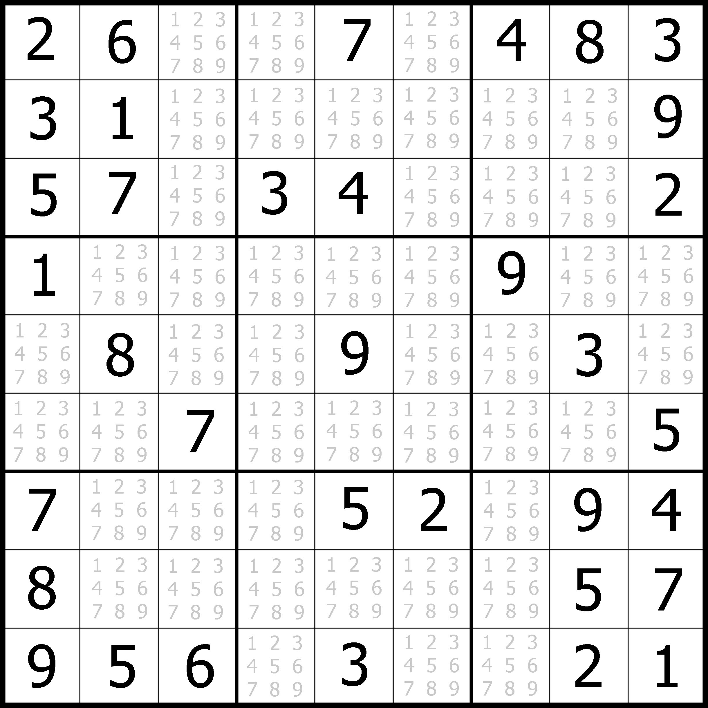 Free Easy Sudoku Puzzle #05 | Sudoku Puzzler inside Sudoku Printable Puzzles Free