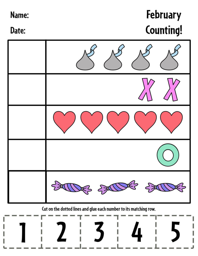 Free February Worksheets For Preschool! ⋆ The Hollydog Blog inside Free Printable February Worksheets