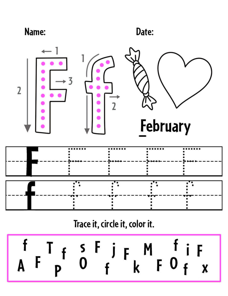 Free February Worksheets For Preschool! ⋆ The Hollydog Blog regarding Free Printable February Worksheets