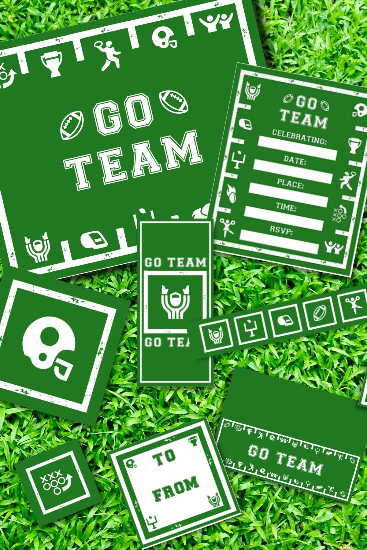 Free Football Party Printables | Catch My Party inside Free Football Party Printables