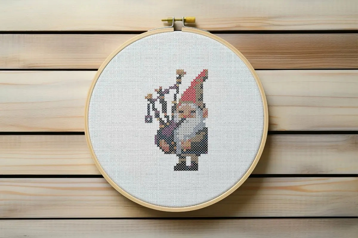 Free Gnome Counted Cross Stitch Patterns Library - Craft With inside Free Printable Gnome Cross Stitch Patterns