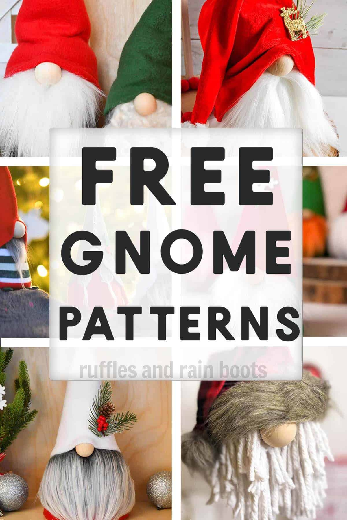 Free Gnome Patterns For Diy Gnomes - Ruffles And Rain Boots with Printable Nordic Gnome Pattern Free