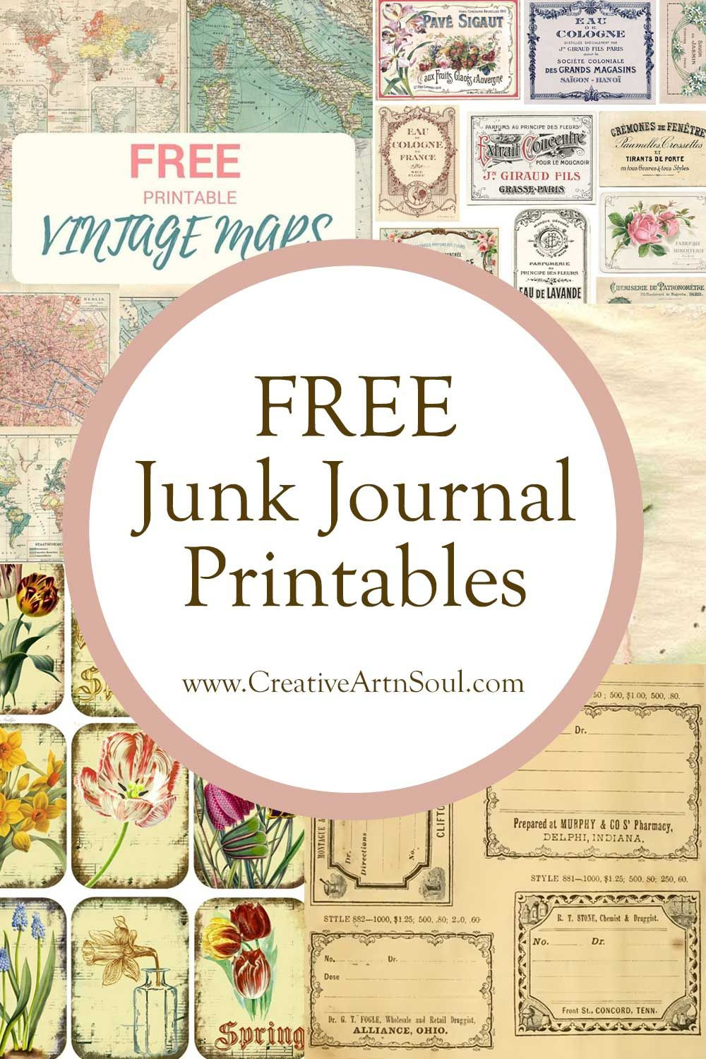 Free Junk Journal Printables within Free Junk Journal Printables