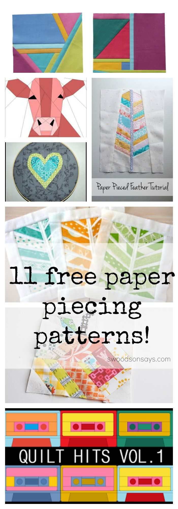 Free Paper Piecing Patterns To Download And Sew throughout Free Printable Paper Piecing Templates