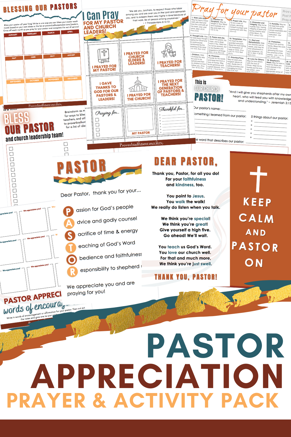 Free Pastor Appreciation Printable Pack + 25 Ideas To Bless Pastors pertaining to Free Printable Pastor Appreciation Poems