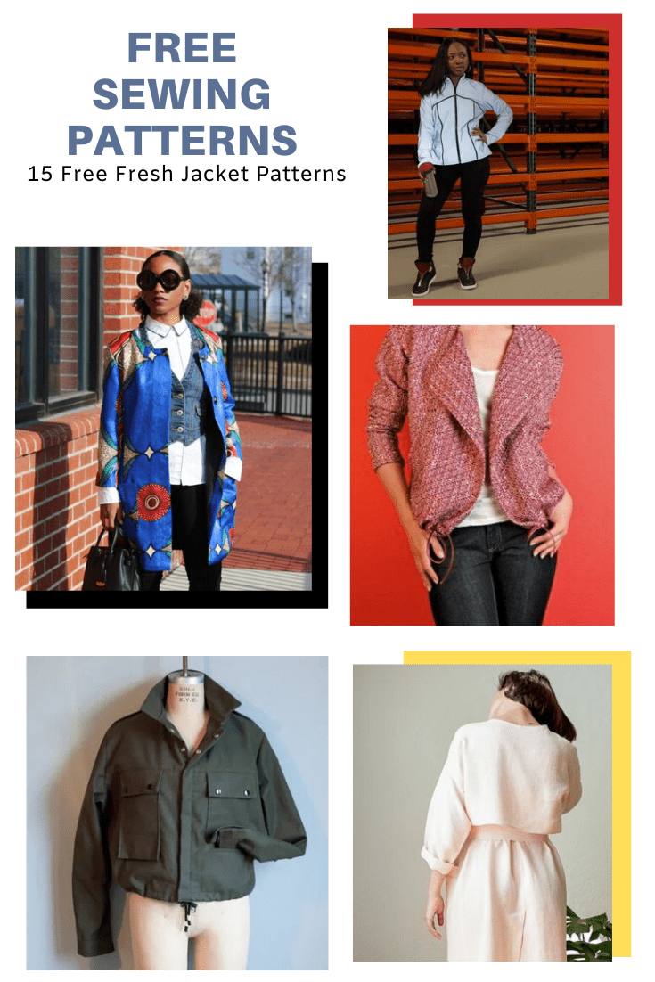 Free Pattern Alert: 15 Free Fresh Jacket Patterns - On The Cutting pertaining to Printable Jacket Sewing Patterns Free