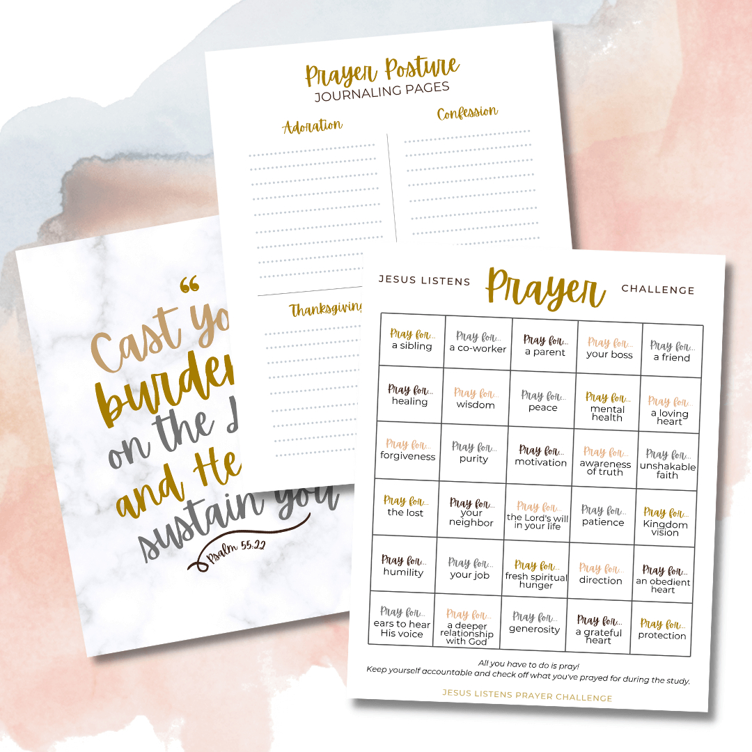 Free Prayer Journal Pages throughout Free Prayer Journal Printables