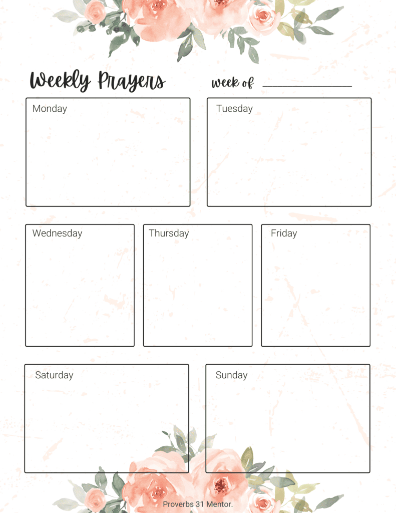 Free Prayer Journal Template And War Room Binder Printable with regard to War Binder Free Printables