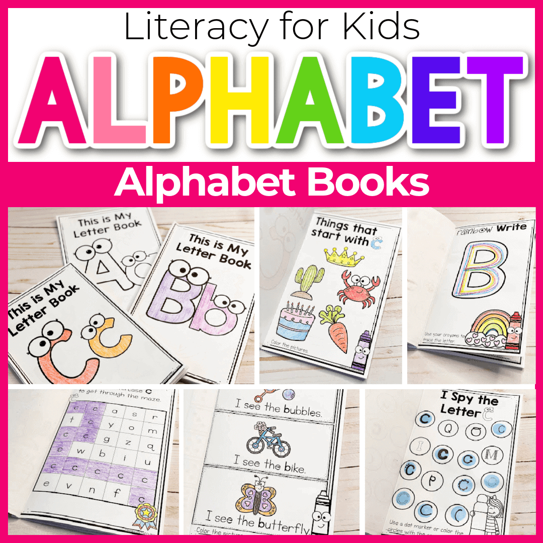 Free Printable Alphabet Books For Preschoolers for Free Printable Abc Books