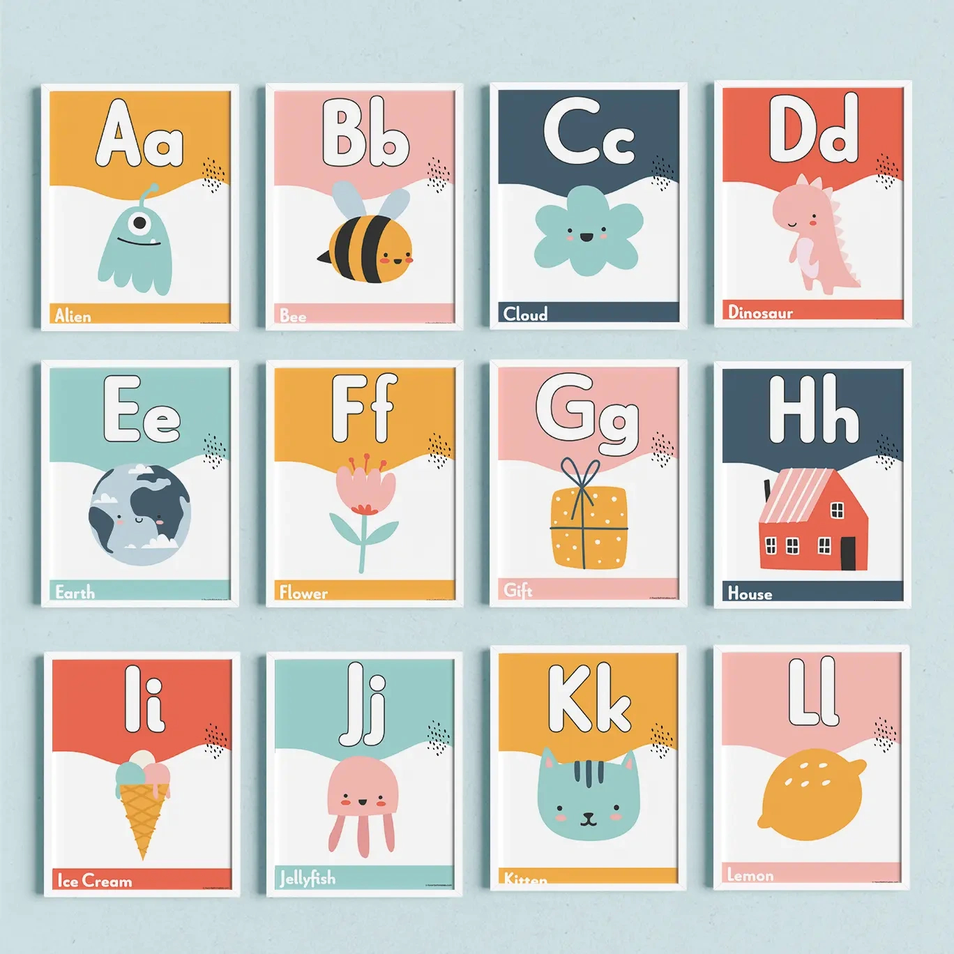 Free Printable Alphabet Posters For Classroom - Favorite Printables with regard to Free Alphabet Poster Printables