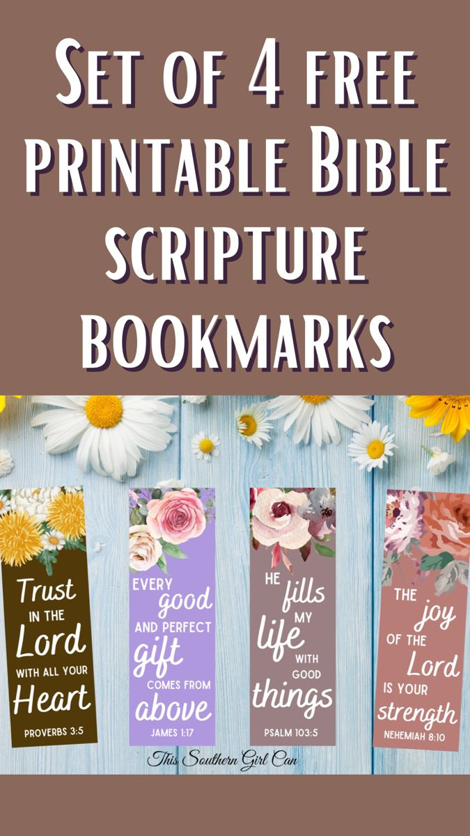 Free Printable Bible Verse Bookmarks throughout Free Printable Bible Verse Bookmark Printable