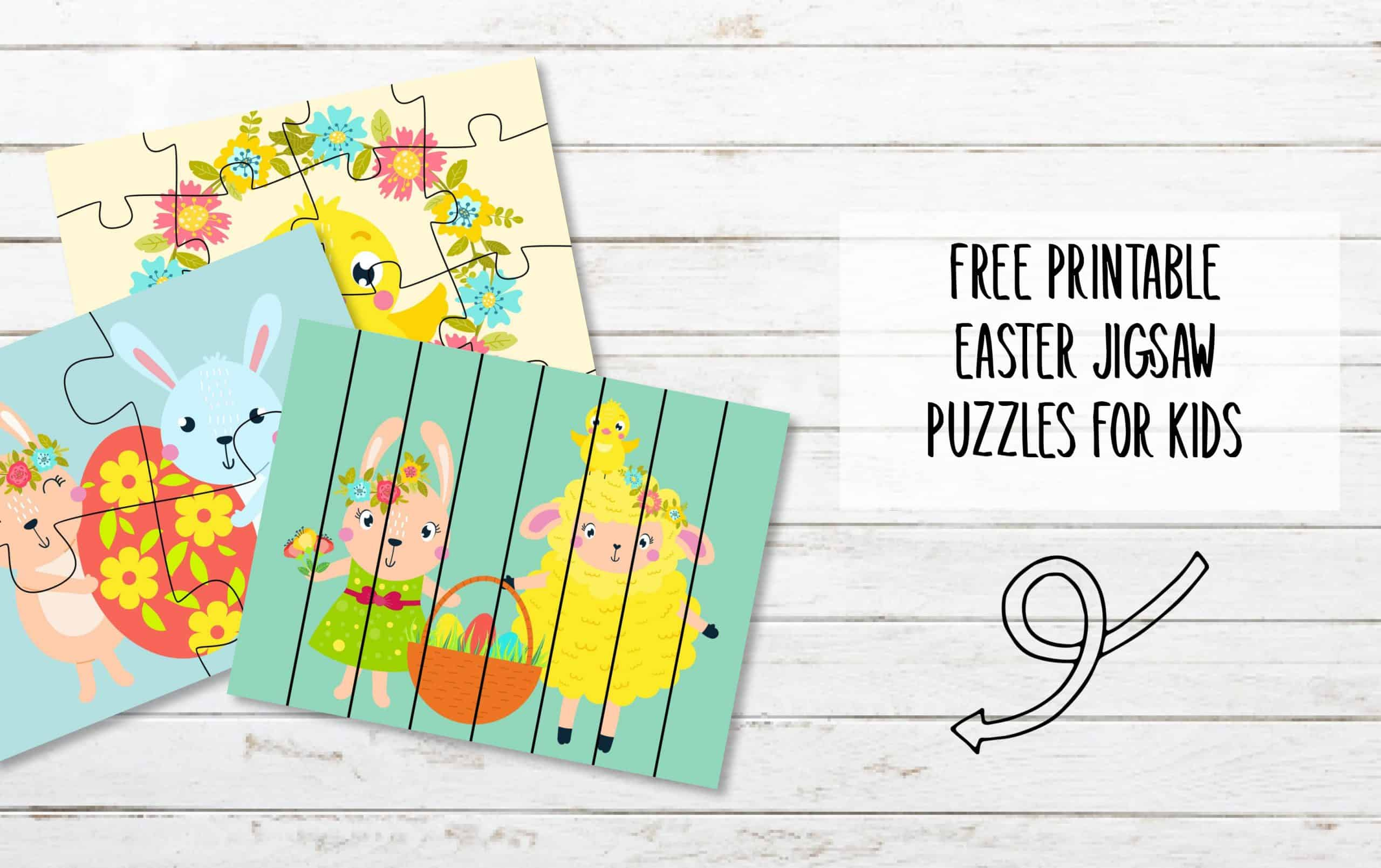 Free Printable Easter Jigsaw Puzzles For Kids - My Printable Home inside Free Printable Easter Puzzle