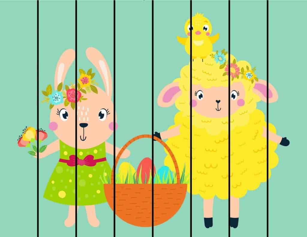 Free Printable Easter Jigsaw Puzzles For Kids - My Printable Home regarding Free Printable Easter Puzzle