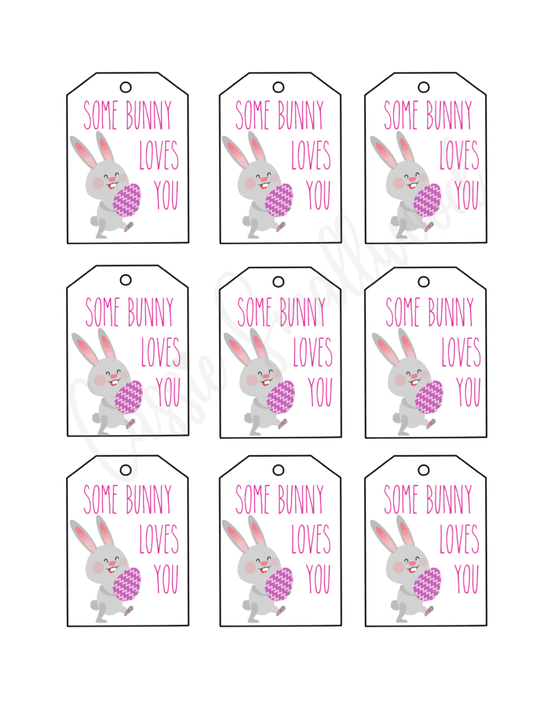 Free Printable Easter Tags {20 Unique Designs} - Cassie Smallwood intended for Free Easter Printables Tags