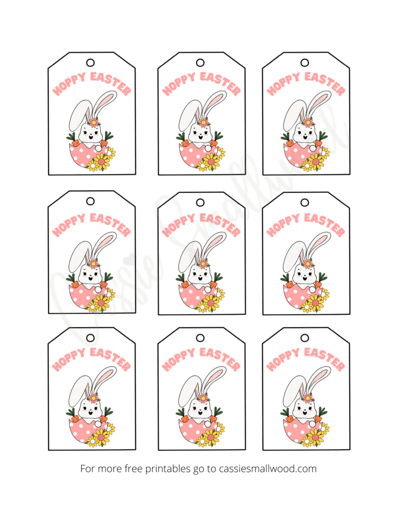 Free Printable Easter Tags {20 Unique Designs} - Cassie Smallwood regarding Free Easter Printables Tags