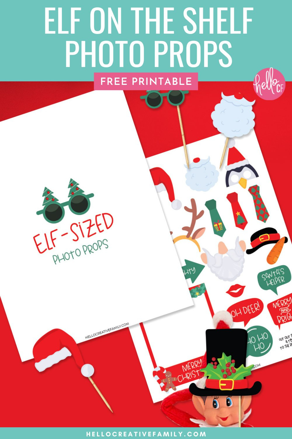 Free Printable Elf On The Shelf Props Printable within Elf on the Shelf Free Printable Props