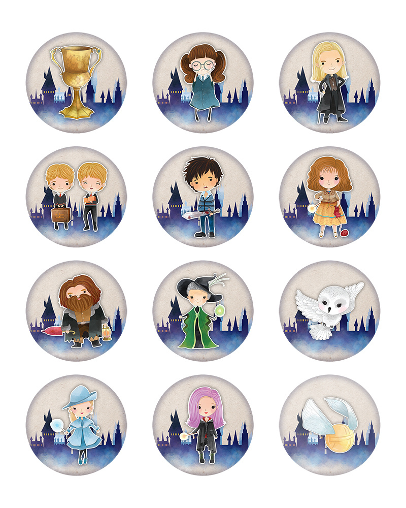 Free Printable Harry Potter Party Pack For All Occasions - The pertaining to Harry Potter Cupcake Toppers Printable