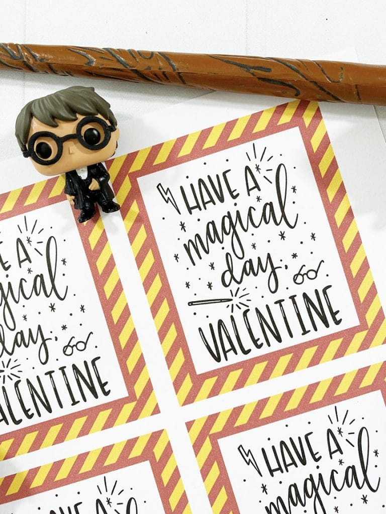 Free Printable Harry Potter Valentines - Pineapple Paper Co. inside Harry Potter Valentine Printables