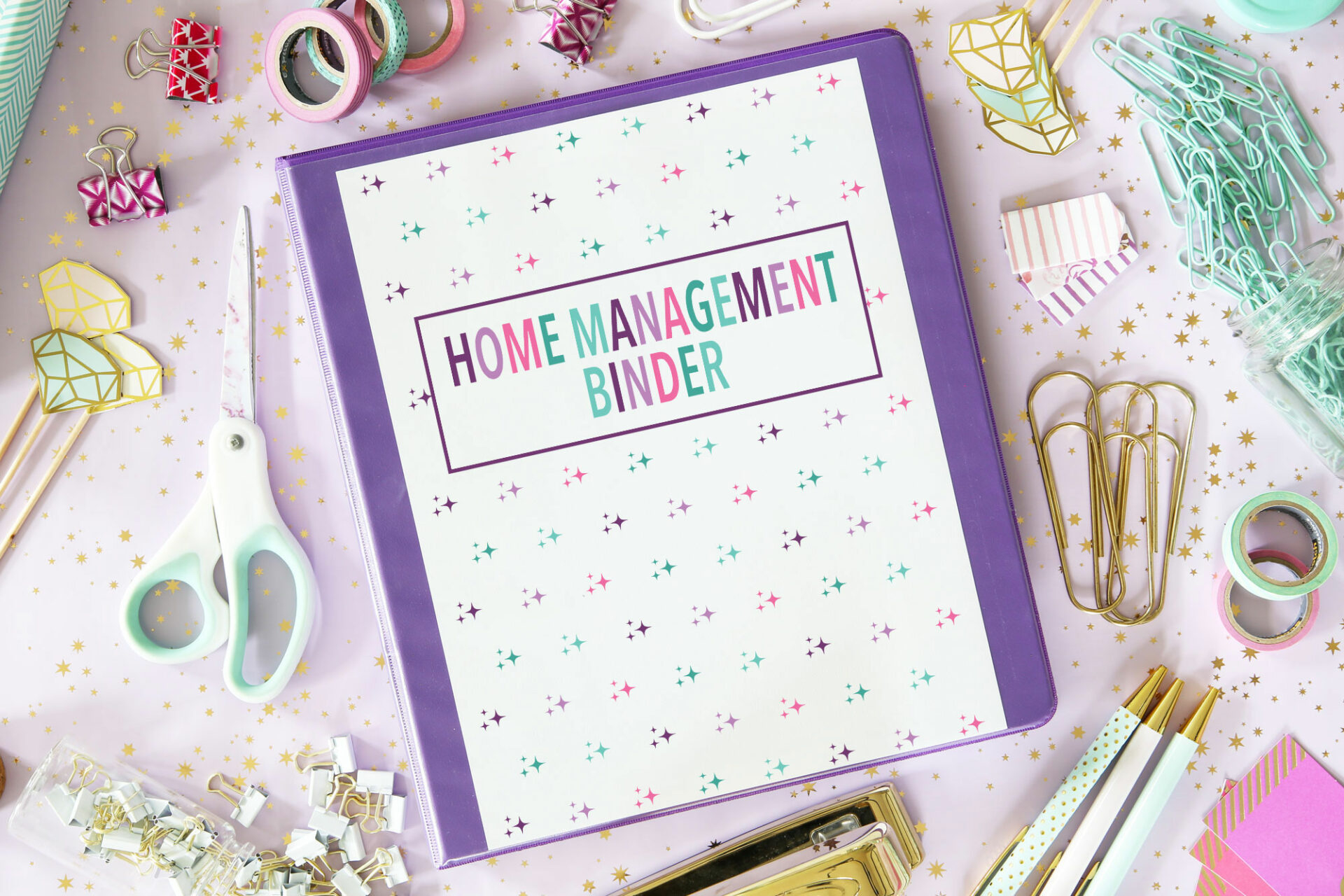 Free Printable Home Management Binder To Organize Your Life for Home Management Binder Printables Free